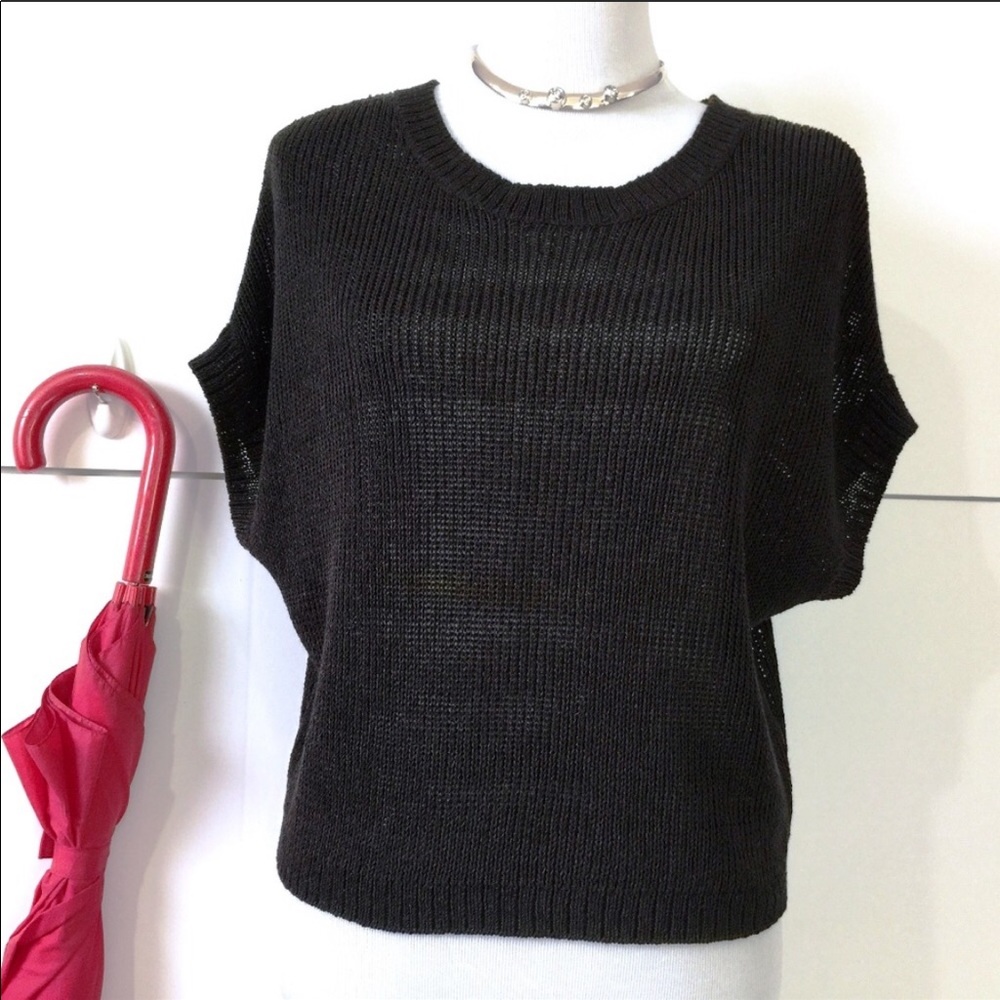 Vince cropped knit top